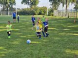 Mini Toernooitje op Sportpark Het Springer met S.K.N.W.K. JO7 en De Jonge Spartaan JO7 (23/174)